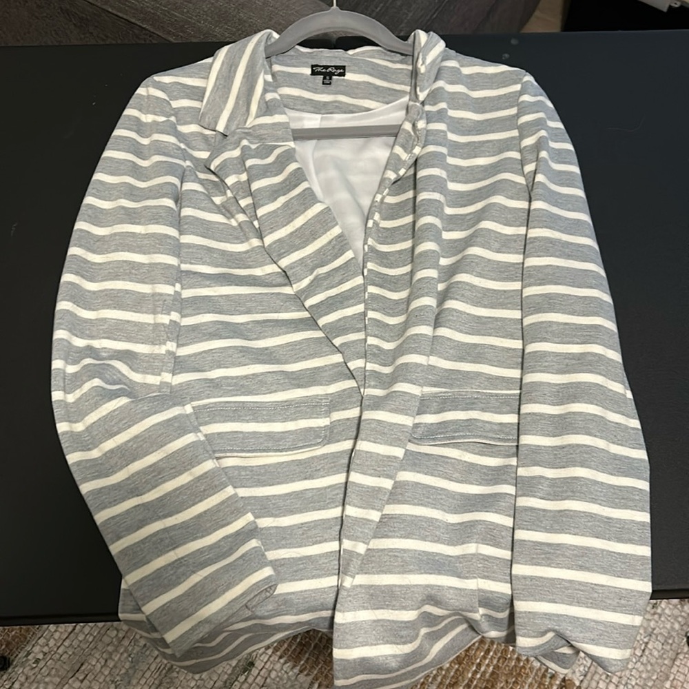 Striped blazer size small